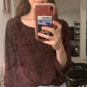 Forever 21 Dark Red Blouse